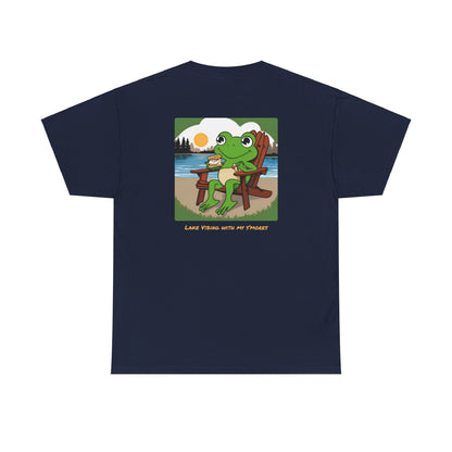 Lake Vibing w my s’mores Unisex Heavy Cotton Tee