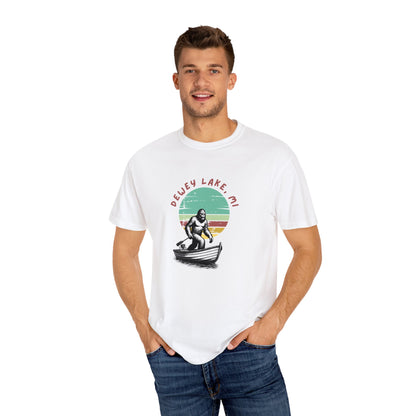 Dewey Lake Monster Unisex Garment-Dyed T-shirt