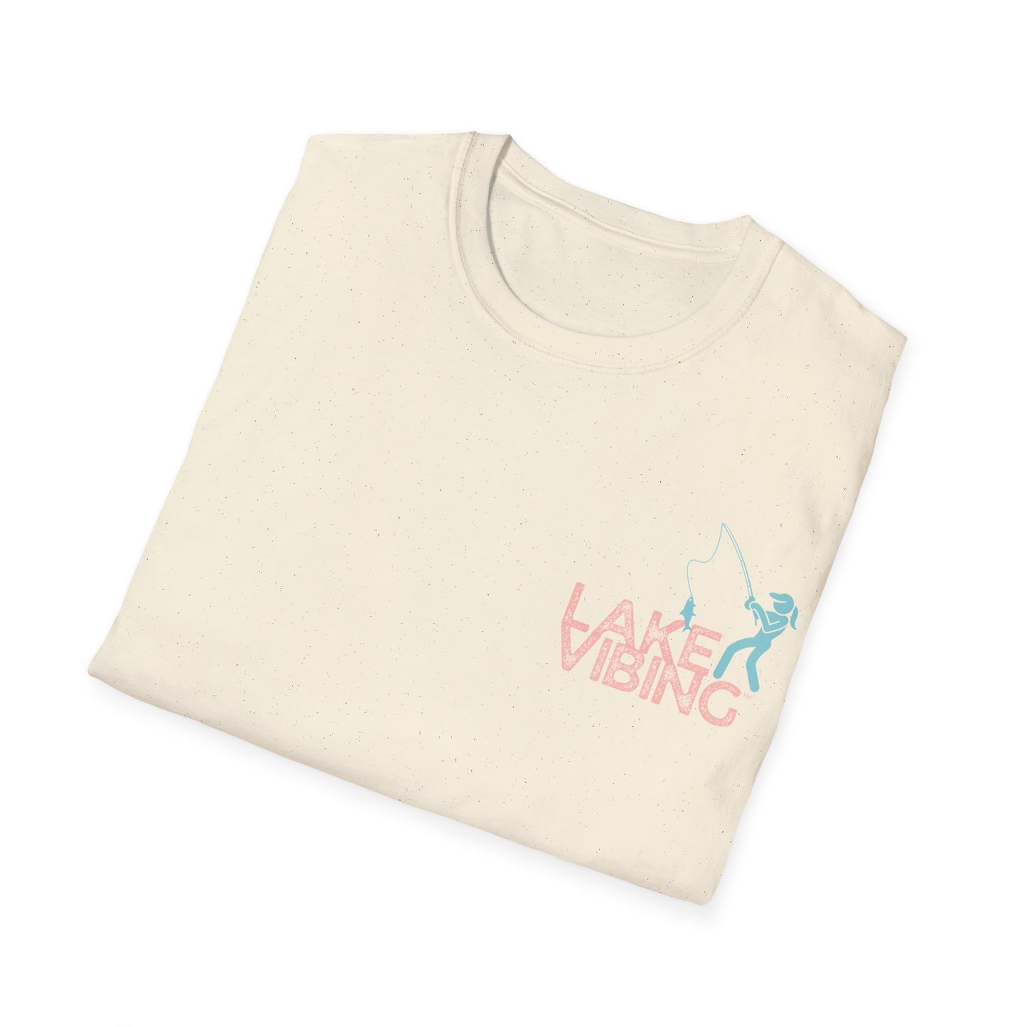 Lake Vibing Fishergirl Unisex Softstyle T-Shirt