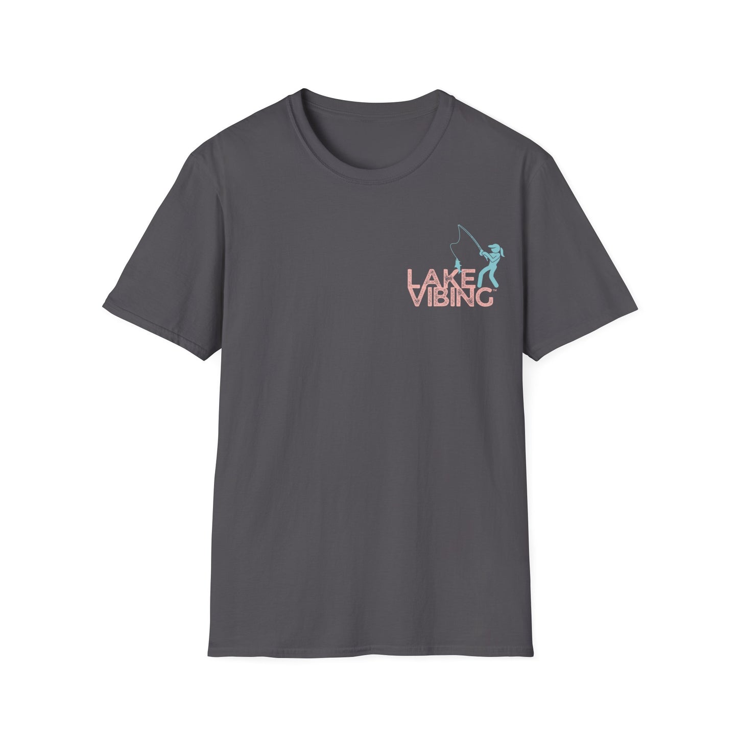 Lake Vibing Fishergirl Unisex Softstyle T-Shirt