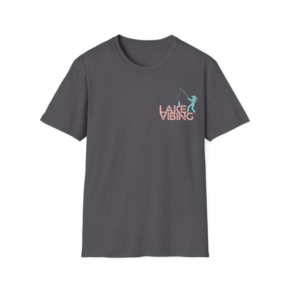 Lake Vibing Fishergirl Unisex Softstyle T-Shirt