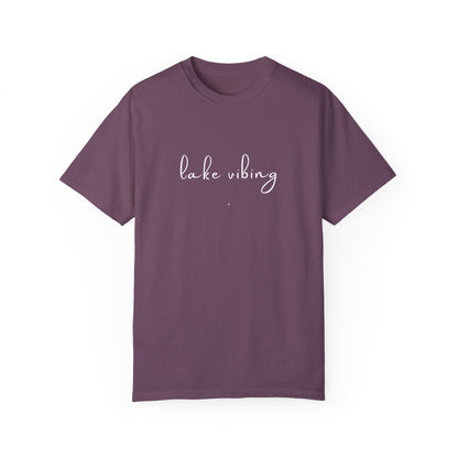Lake Vibing (period) Unisex Garment-Dyed T-shirt