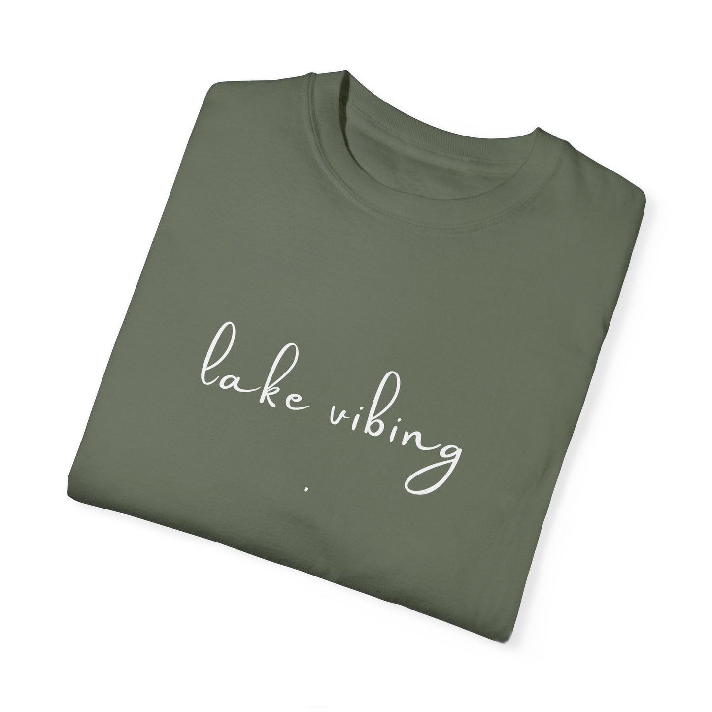 Lake Vibing (period) Unisex Garment-Dyed T-shirt