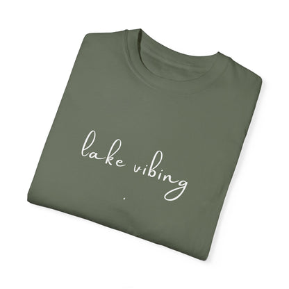Lake Vibing (period) Unisex Garment-Dyed T-shirt