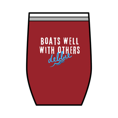 Boats Well, Wine Tumbler, 12 oz