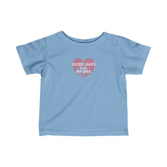 Sister Lakes is in My DNA Infant Fine Jersey Tee