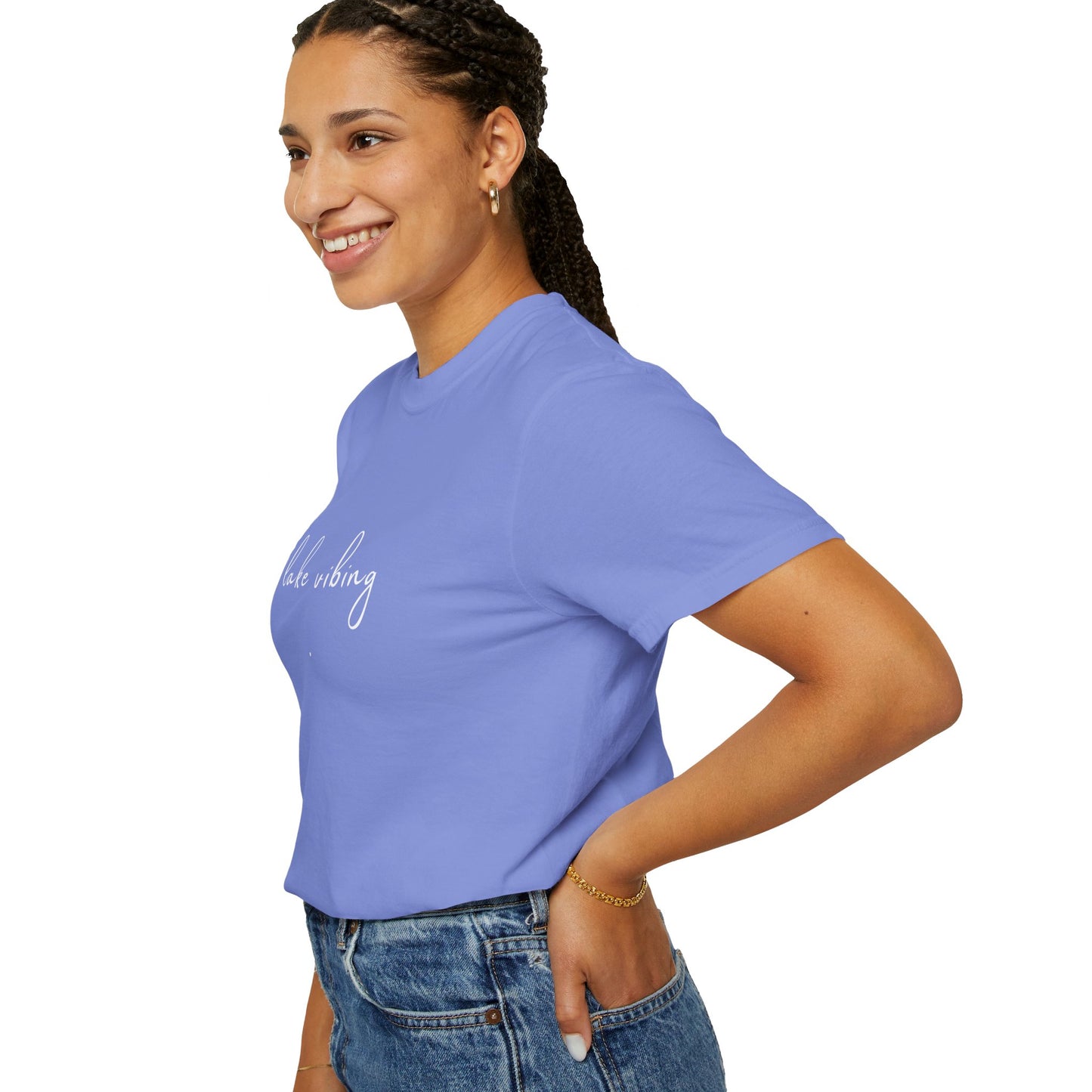Lake Vibing (period) Unisex Garment-Dyed T-shirt