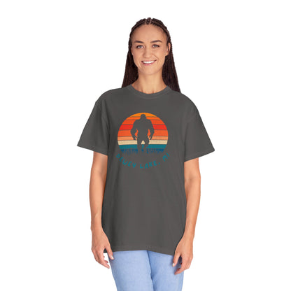 Dewey Lake Monster Unisex Garment-Dyed T-shirt
