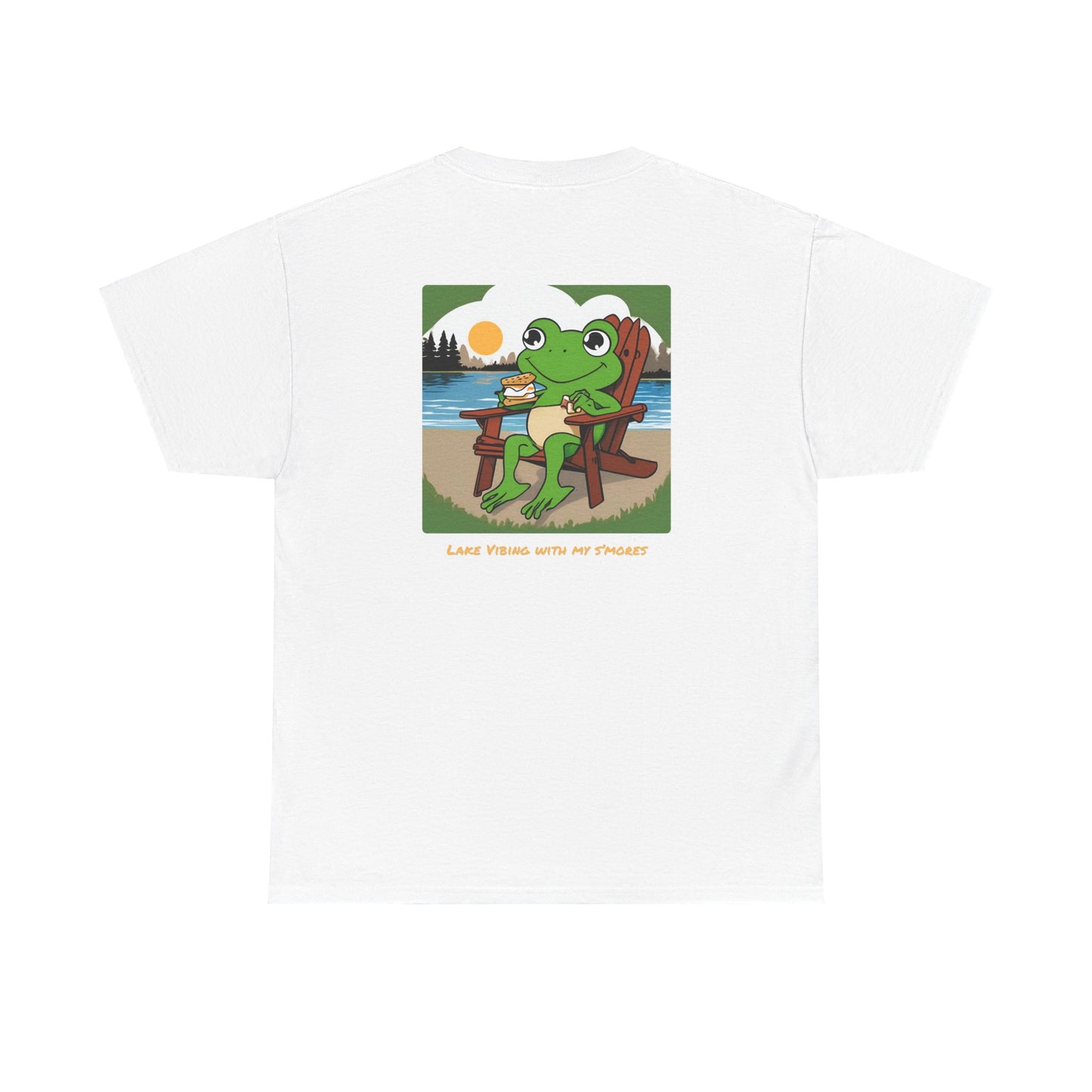 Lake Vibing w my s’mores Unisex Heavy Cotton Tee