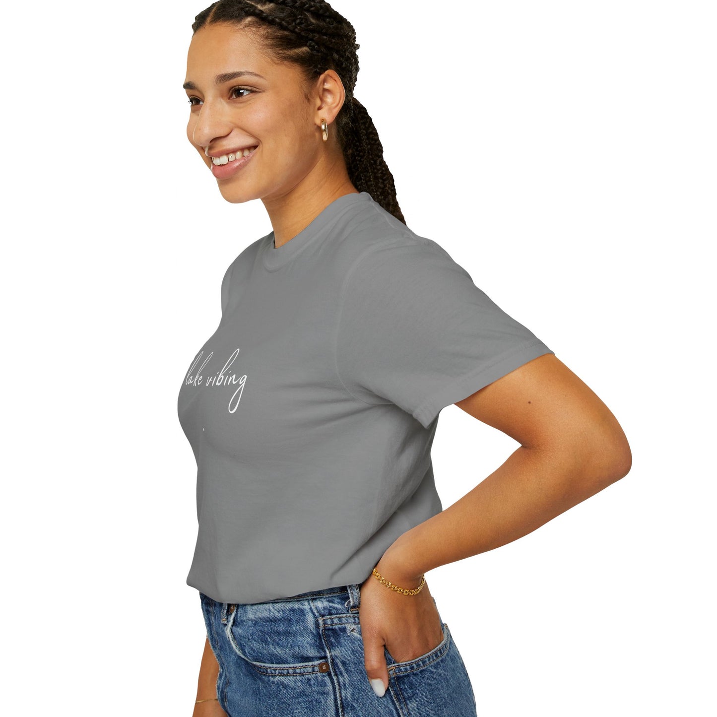 Lake Vibing (period) Unisex Garment-Dyed T-shirt