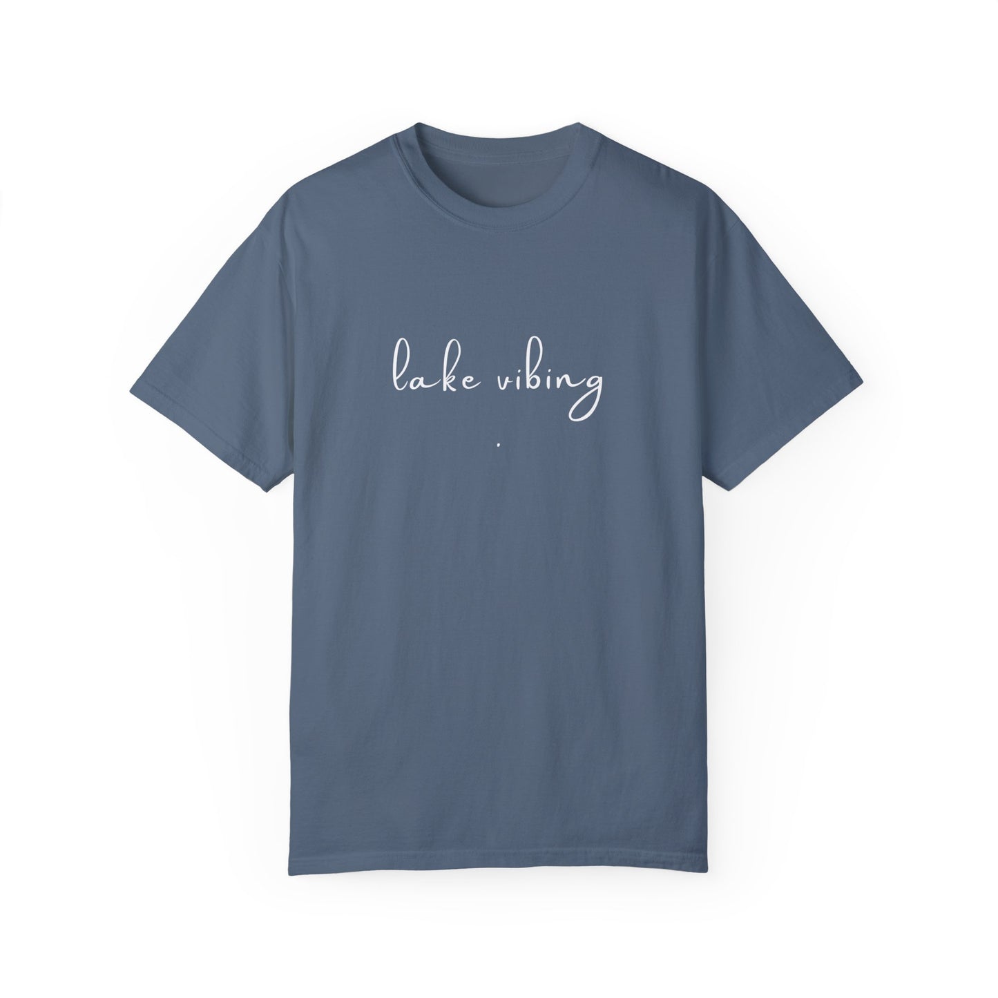 Lake Vibing (period) Unisex Garment-Dyed T-shirt