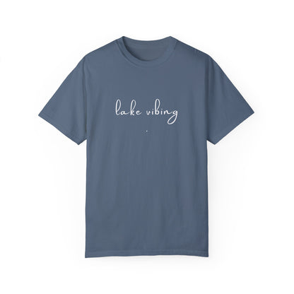 Lake Vibing (period) Unisex Garment-Dyed T-shirt