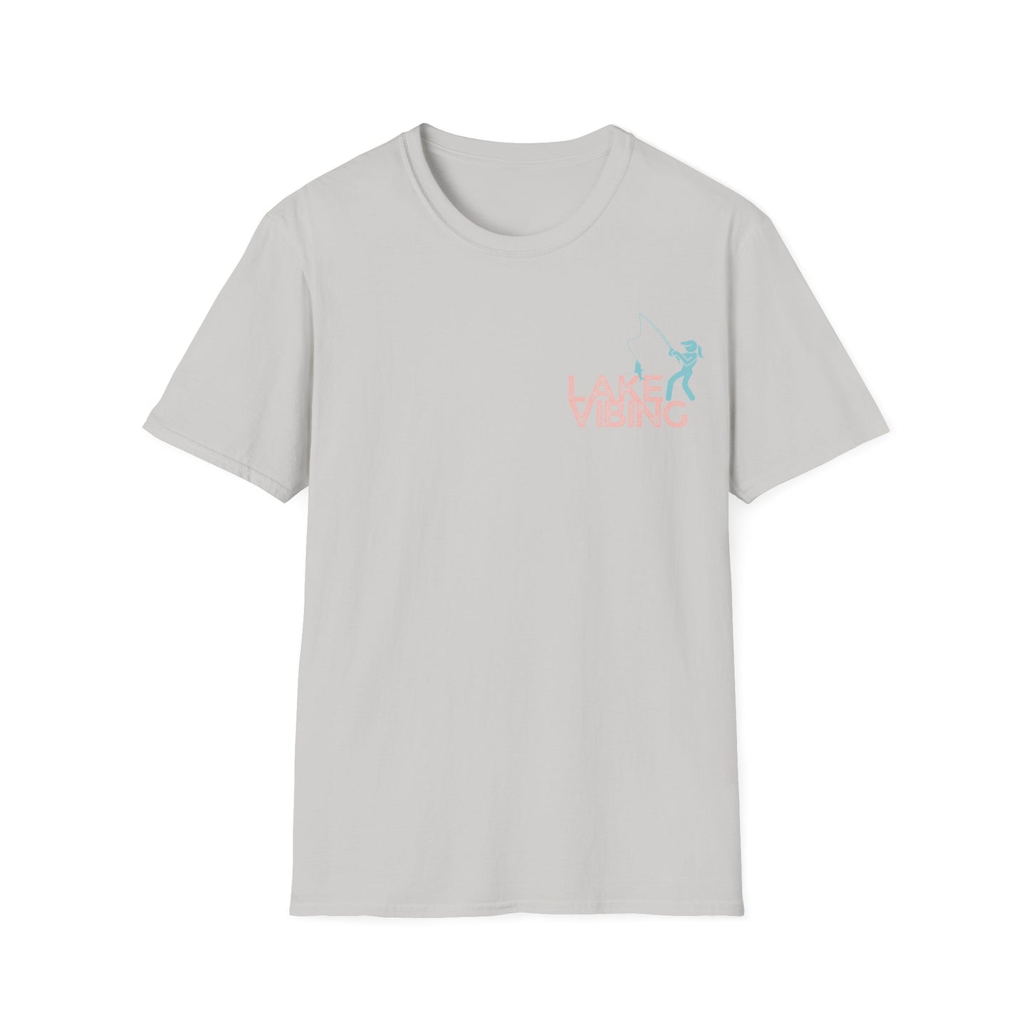 Lake Vibing Fishergirl Unisex Softstyle T-Shirt