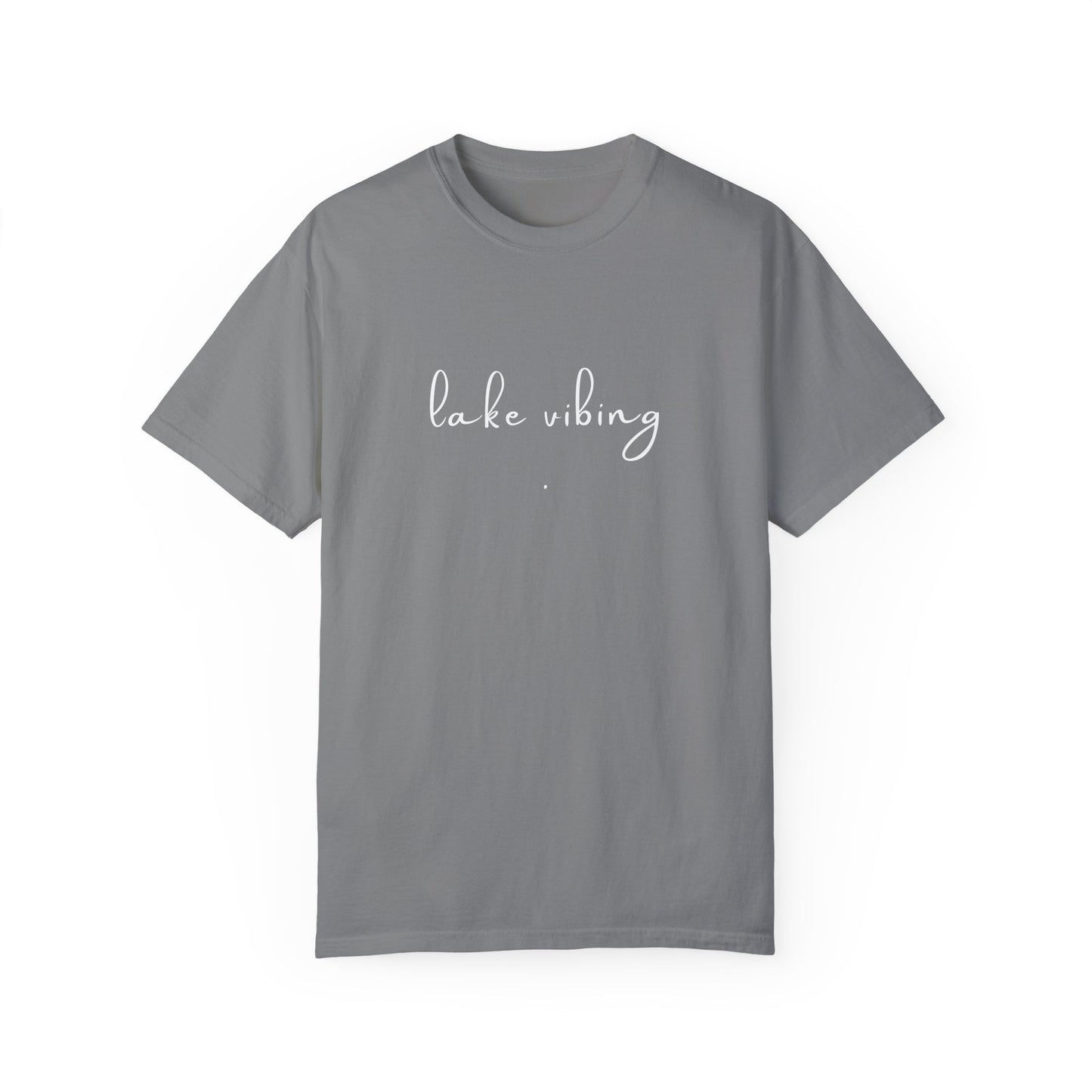 Lake Vibing (period) Unisex Garment-Dyed T-shirt