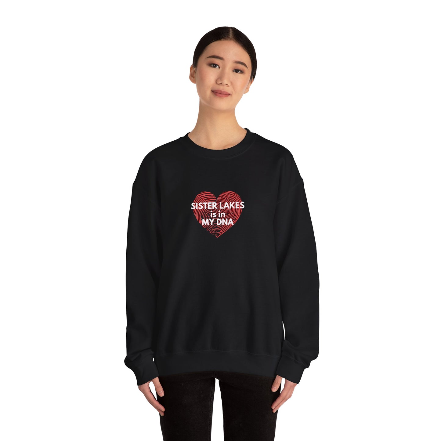 Sister Lakes IT'S IN MY DNA Unisex Heavy Blend™ Crewneck Sweatshirt