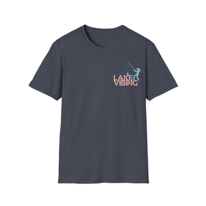 Lake Vibing Fishergirl Unisex Softstyle T-Shirt