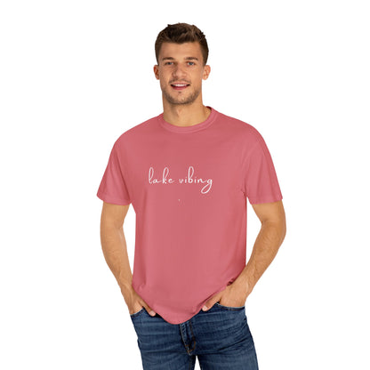 Lake Vibing (period) Unisex Garment-Dyed T-shirt