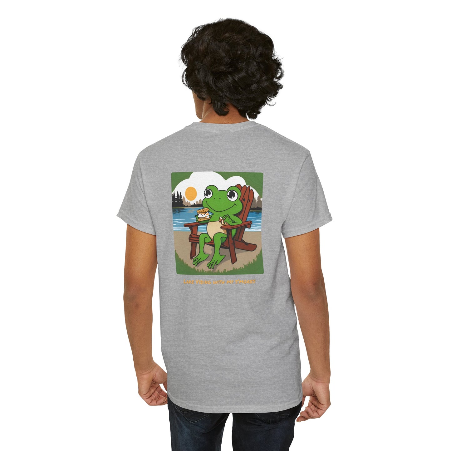 Lake Vibing w my s’mores Unisex Heavy Cotton Tee