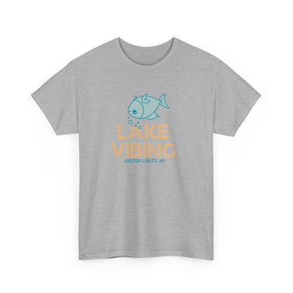 Lake Vibing Upside Down Fish Cotton Tee