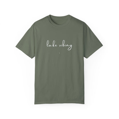 Lake Vibing (period) Unisex Garment-Dyed T-shirt