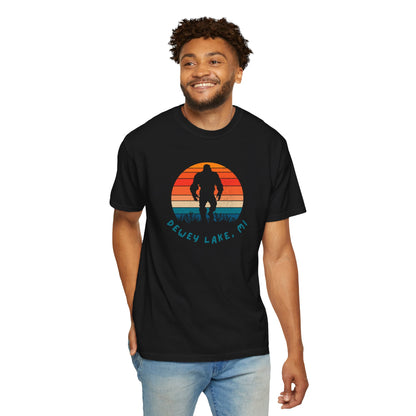 Dewey Lake Monster Unisex Garment-Dyed T-shirt