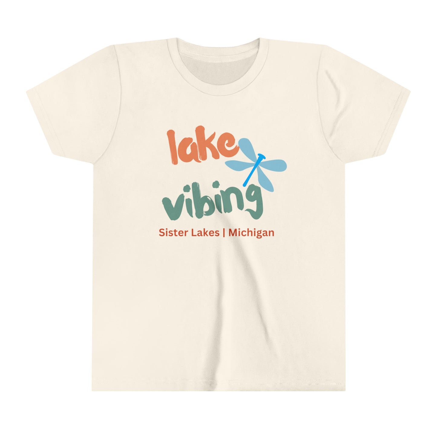 Lake Vibing Dragonfly Youth Short Sleeve Tee