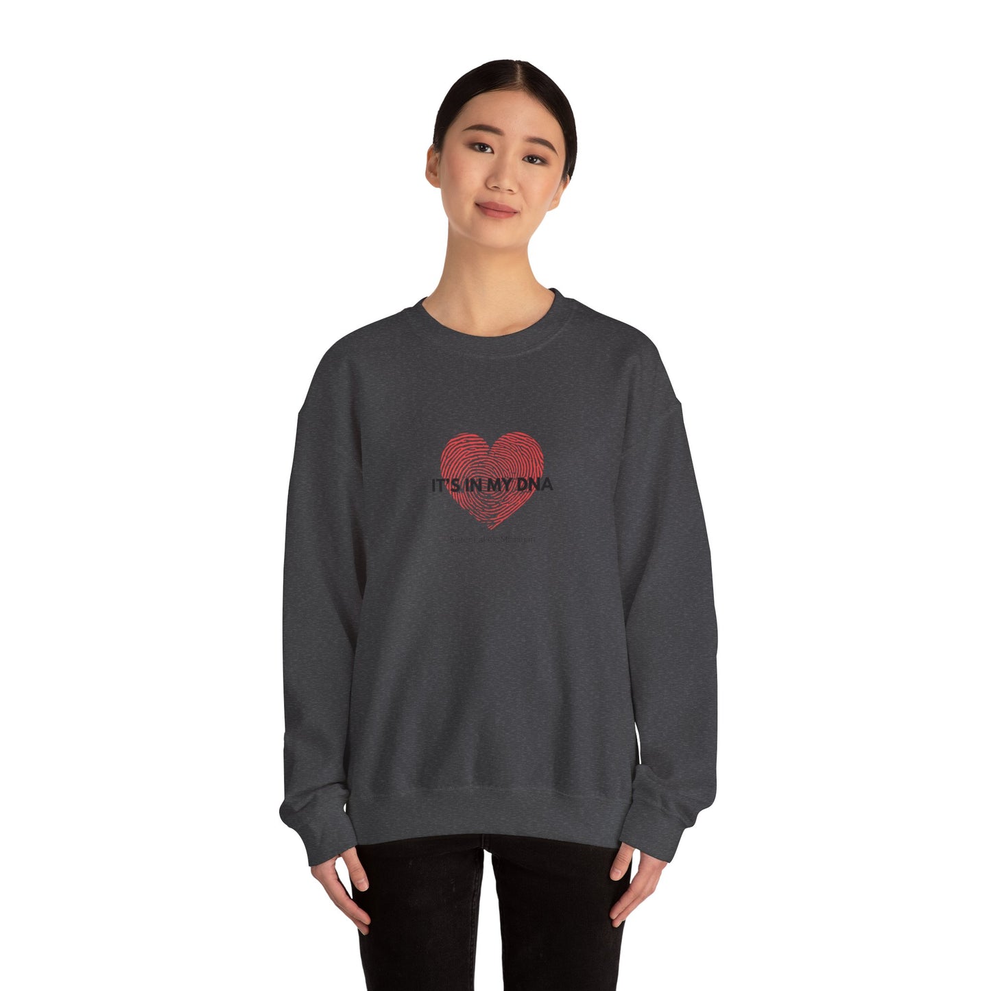 Sister Lakes IT'S IN MY DNA Unisex Heavy Blend™ Crewneck Sweatshirt