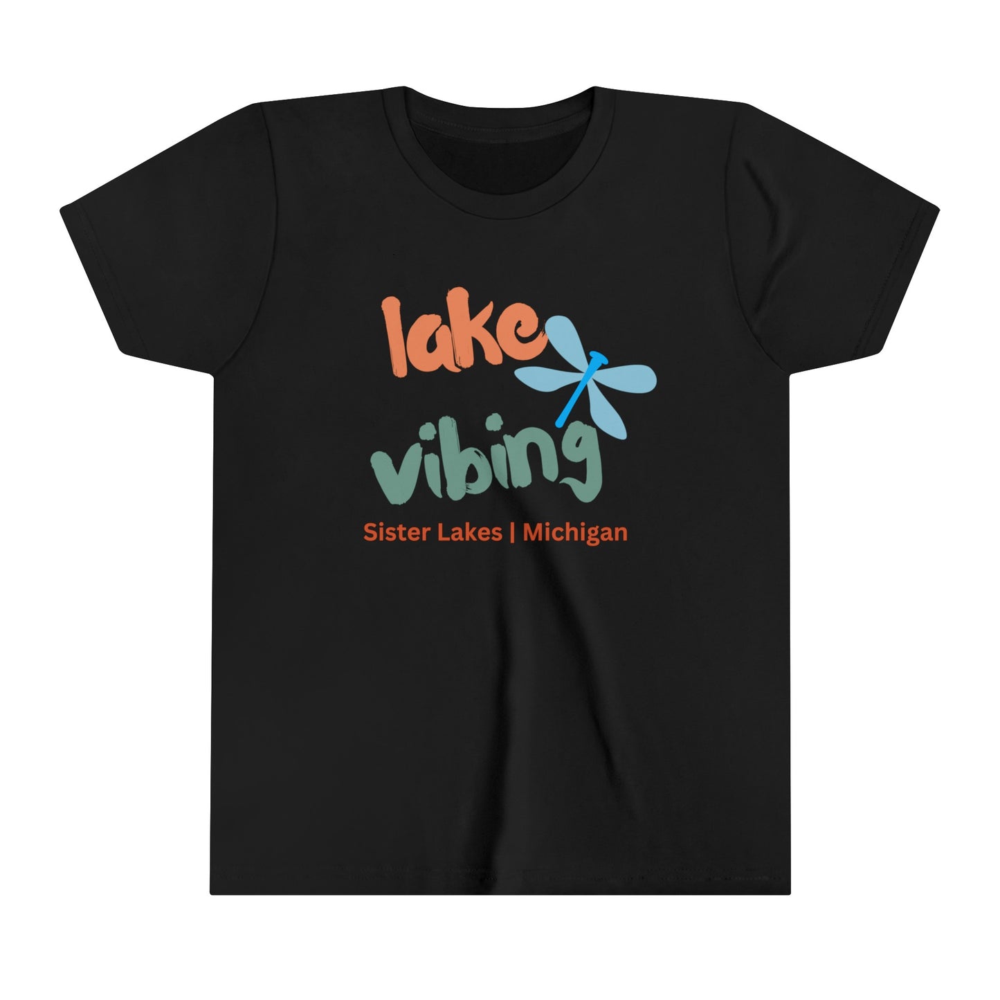 Lake Vibing Dragonfly Youth Short Sleeve Tee