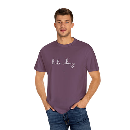 Lake Vibing (period) Unisex Garment-Dyed T-shirt