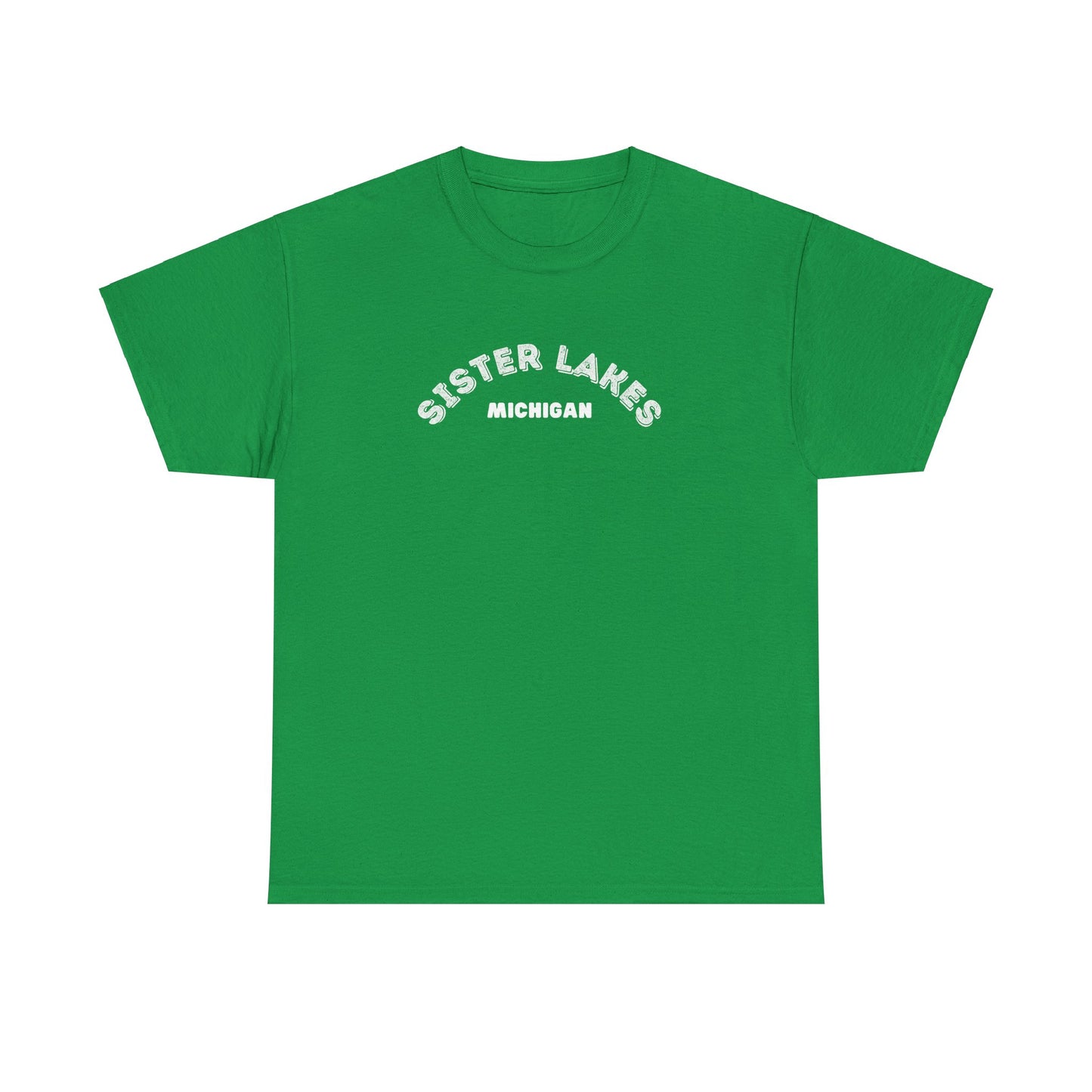 Sister Lakes, MI Unisex Heavy Cotton Tee