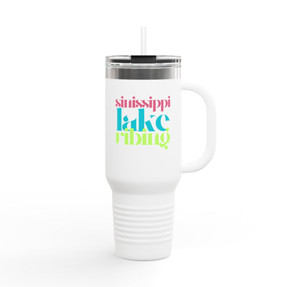 Retro Lake VibingTravel Mug, 40oz