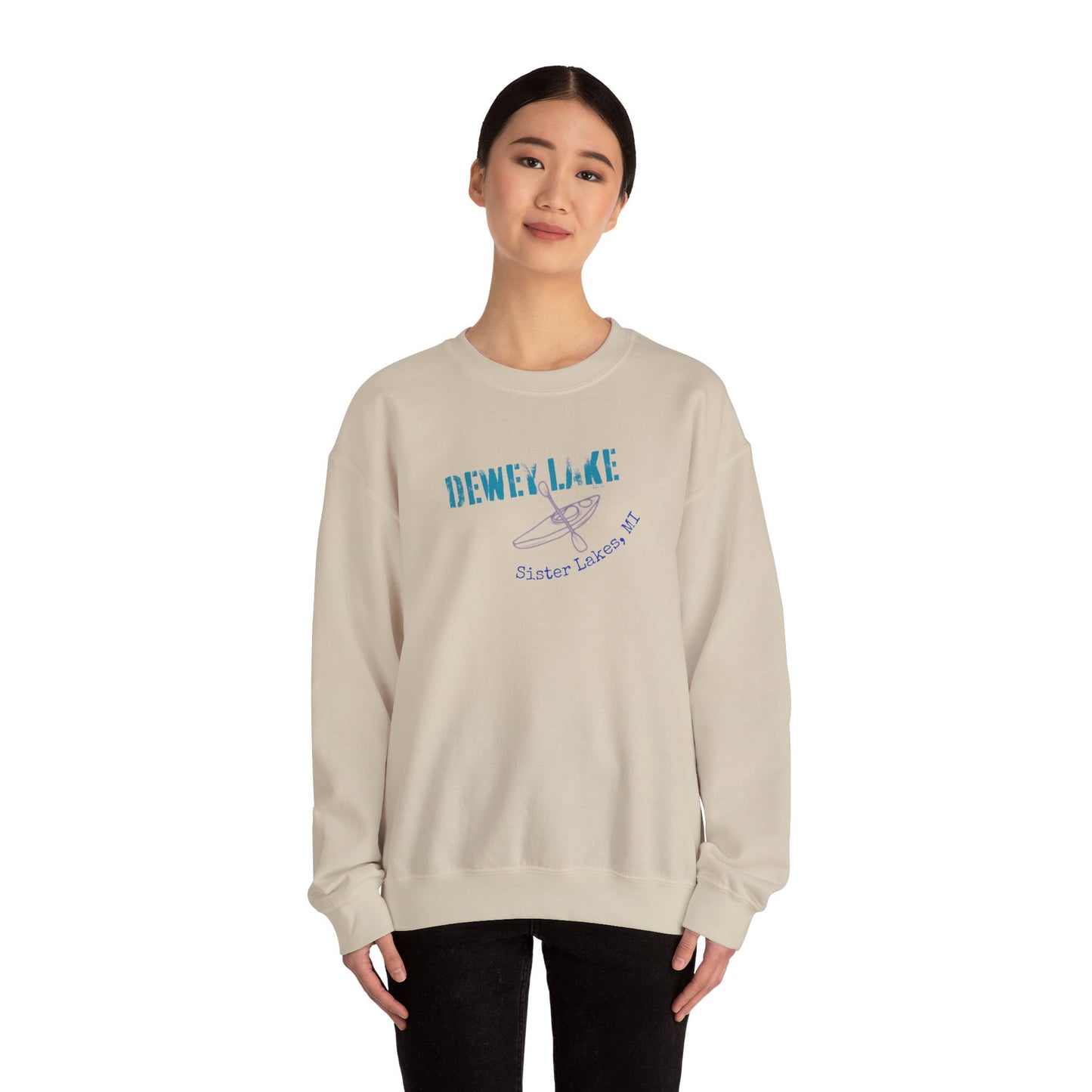 Dewey Lake Kayak Unisex Heavy Blend™ Crewneck Sweatshirt