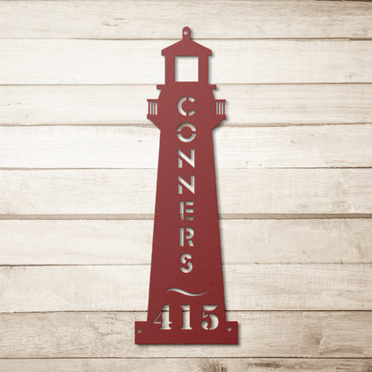Lighthouse Name and Address Sign