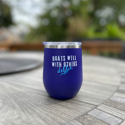 Boats Well, Wine Tumbler, 12 oz